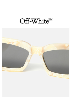 OFF WHITE OFF-WHITE c/o VIRGIL ABLOH™女链条框墨镜前卫尖框