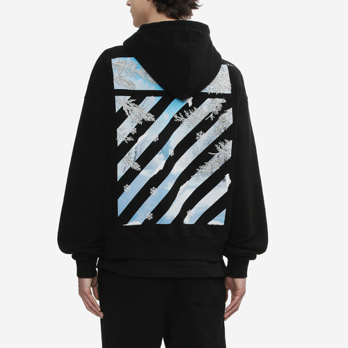 OFF-WHITE™ 情侣装新款连帽拉链卫衣休闲外搭 - 图1