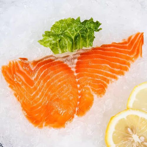 烟熏三文鱼整条切片即食新鲜中段冰鲜生鱼片挪威进口刺身级三文鱼 - 图0