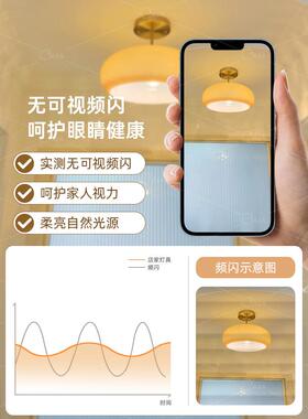 中古入户玄关过道吸顶灯日式复古阳台门厅卧室衣帽间餐厅走廊吊灯