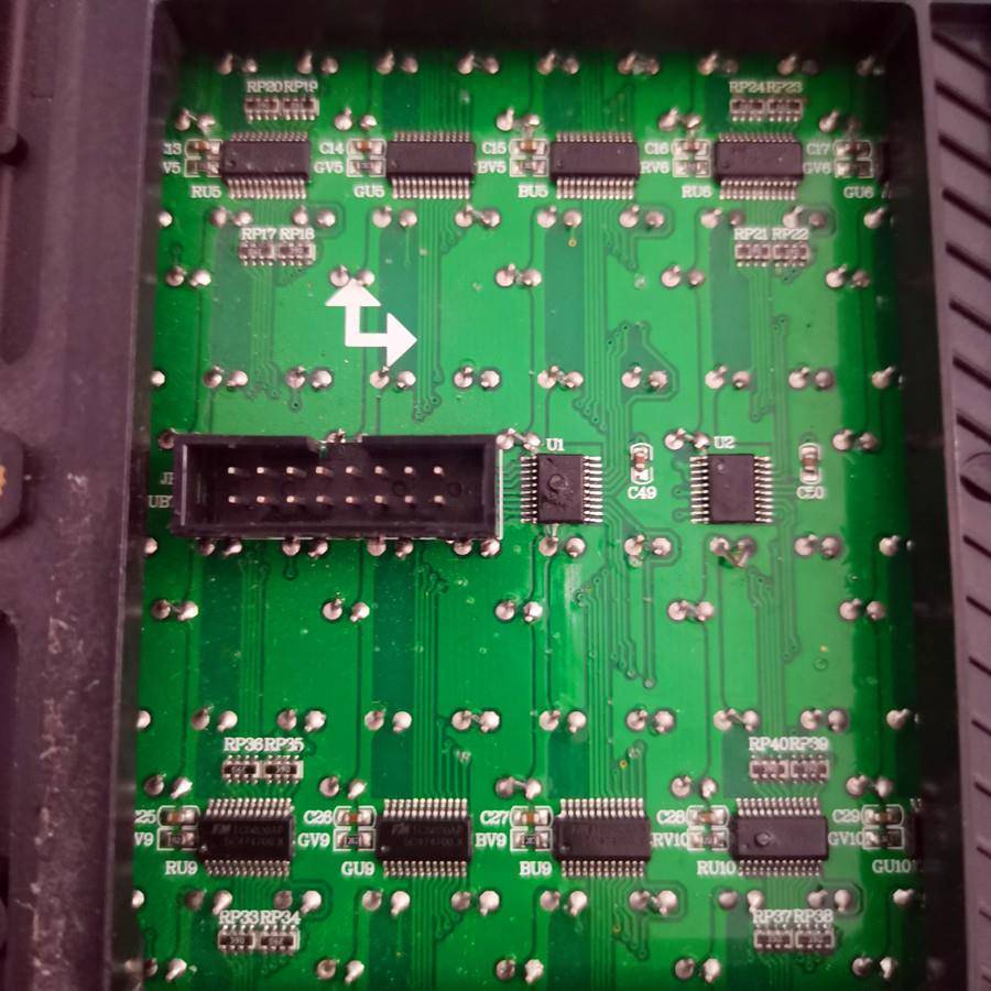 P16P10户外防水直插灯珠DIP模组全彩LED显示屏单元板 - 图2