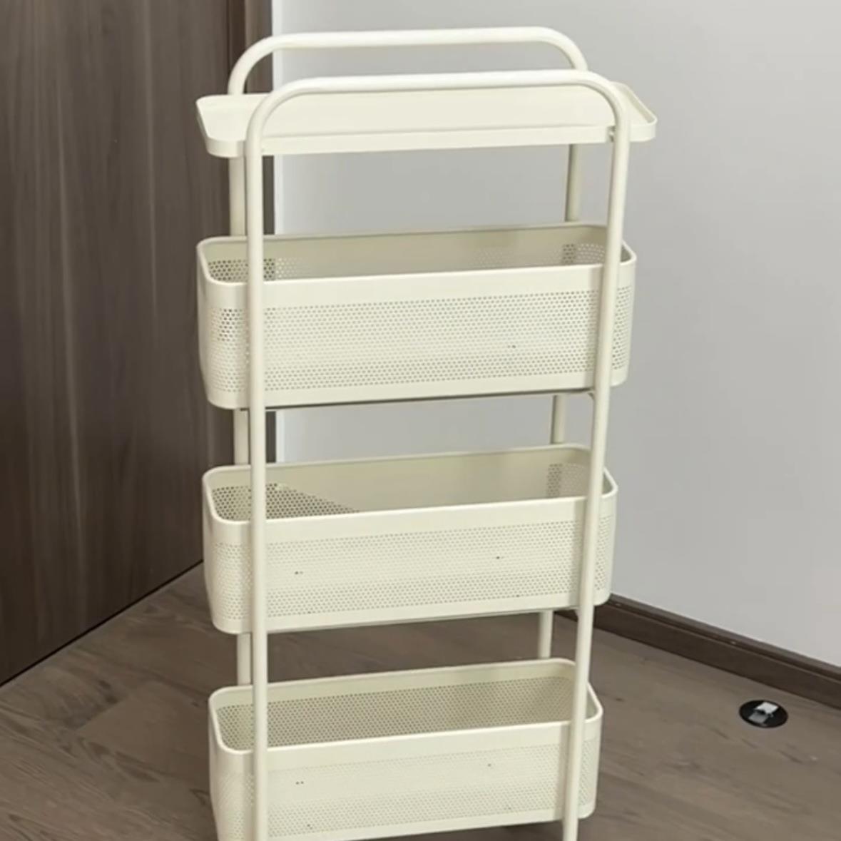 可移动夹缝缝厨房调料收纳收纳多层缝隙柜子置物架窄多功能推包邮 - 图2