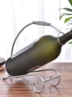 3L5升b大号大瓶红酒架铁艺摆件创意现代简约葡萄酒架酒吧两用