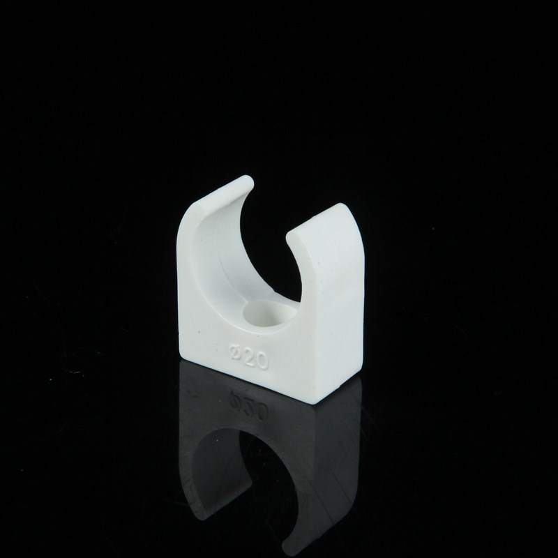 白色PPR管卡 20 25 r32水管管夹管码 4分6分1寸U型管卡ppr管平角 - 图2