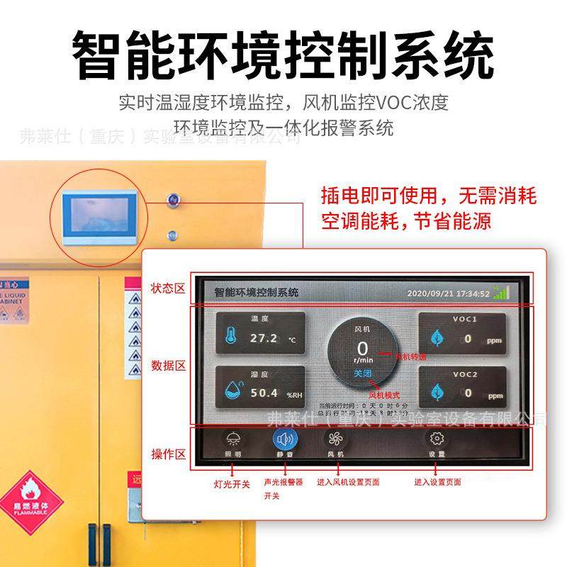 智能净气型易燃品毒害品柜工业防火防爆高校化学实验室pp耐腐蚀柜,淘宝优惠券,粉丝福利购,淘宝优惠卷