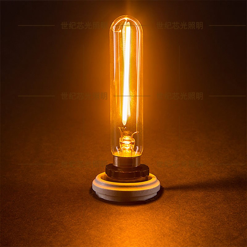 T20长灯泡爱迪生灯泡e12e14大螺口复古超亮led灯丝灯管泡创意光源 - 图1
