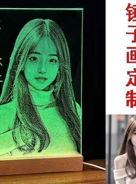 生日非遗礼物锤子画定制玻璃敲击高级琉璃情人节手工七夕女生