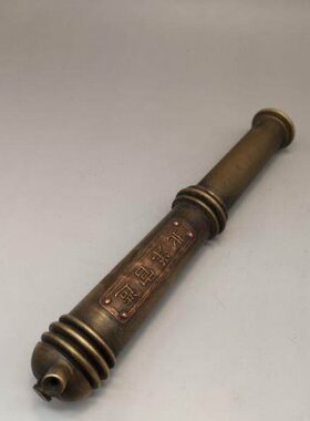 老式兵器仿古炮筒火铳北洋官造火铳纯铜制造家居装饰工艺礼品铜器