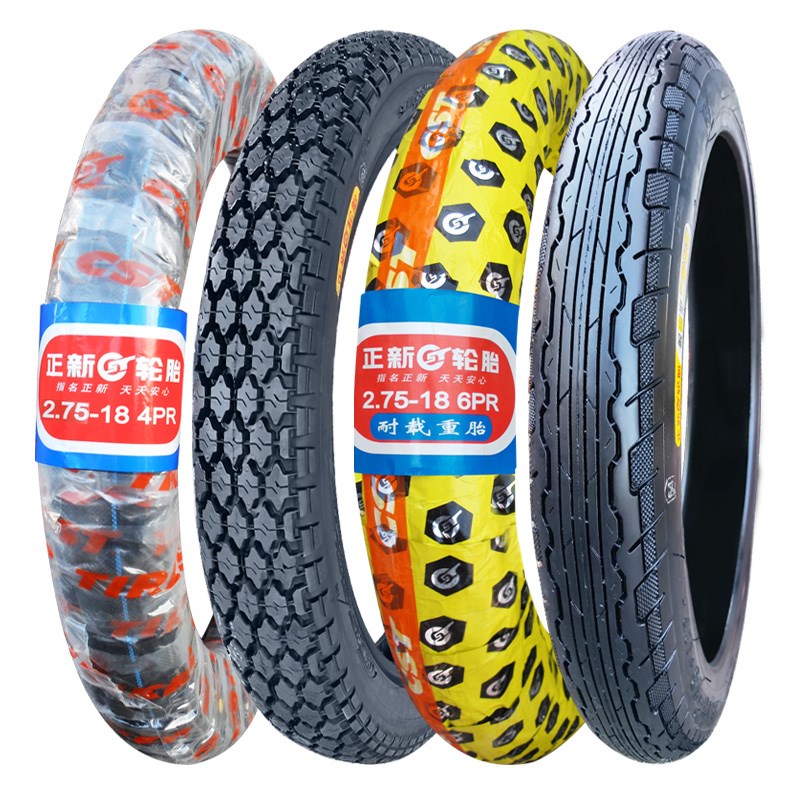 正新轮胎2.75-18摩托车前胎后胎外胎275一18寸越野胎防滑内胎8层 - 图3