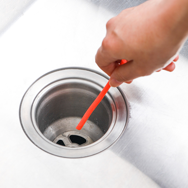 日本进口能管道清洁棒通t下水道疏通神器水管地漏强力清理去污防 - 图1