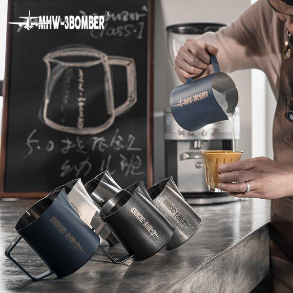 MHW-3BOMBER轰炸机拉花杯 拉花缸 打奶不包纹304不锈钢尖嘴拉花,淘宝优惠券,粉丝福利购,淘宝优惠卷