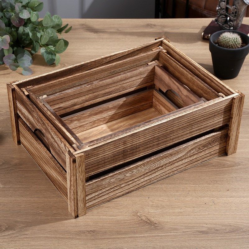 多规格长方形木盒超市酒水陈列架无盖收纳储物木盒木条箱子,淘宝优惠券,粉丝福利购,淘宝优惠卷