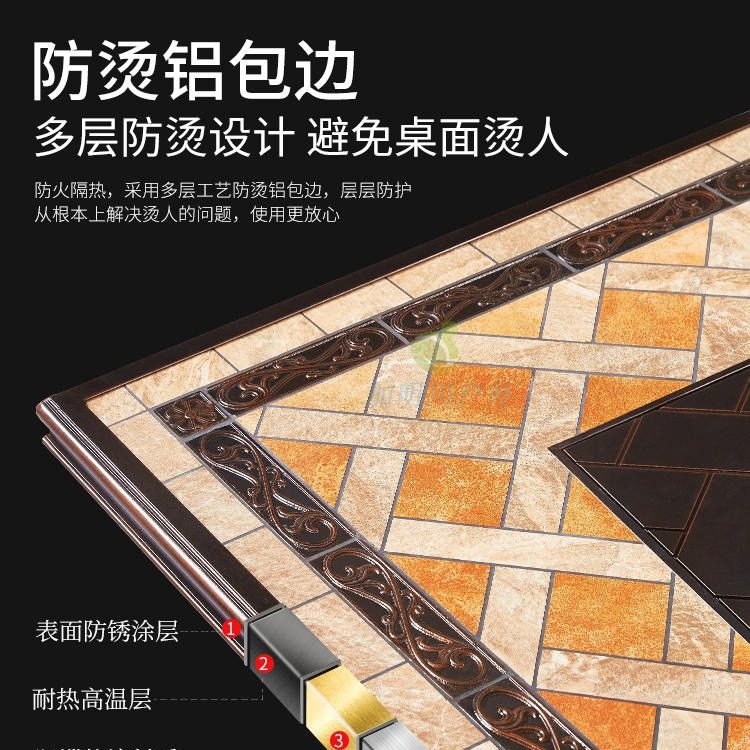 户外烧烤桌椅铸铝商用室外休闲木炭烧烤架庭院桌子家用院子碳烤炉,淘宝优惠券,粉丝福利购,淘宝优惠卷