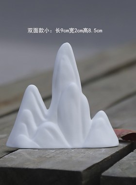 北欧现代简约麋鹿k 假山小摆件园艺绿植压盆石 鱼缸造景台摆件装