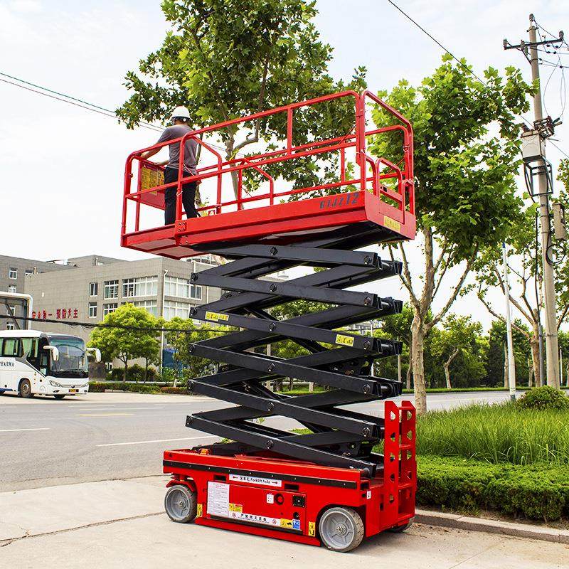 6米自行剪叉式升降平台车登高检修作业电动液压自行剪叉升降机,淘宝优惠券,粉丝福利购,淘宝优惠卷