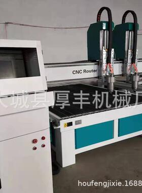 1825双机头寿材雕刻机木工雕刻机数控电脑棺材棺木雕刻机