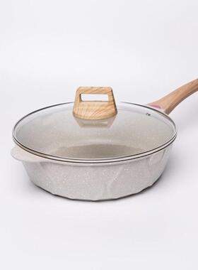 现代简约样板间北欧软装摆件家居饰品厨房麦饭石炒锅陶瓷锅具组合