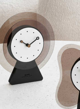 座钟客厅摆件家居饰品装饰办公桌面酒柜电视柜玄关高级感小众轻奢