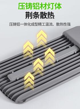 铝型模组led路灯220V接电市政户外亮化道路工程照明防水防雷路灯