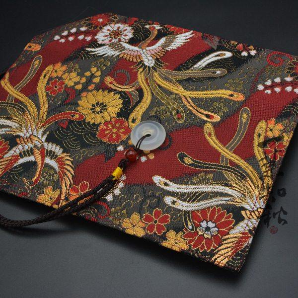 【包邮】一叶知秋手作 钢笔 笔帘【鸾凤】西阵织 进口面料,淘宝优惠券,粉丝福利购,淘宝优惠卷