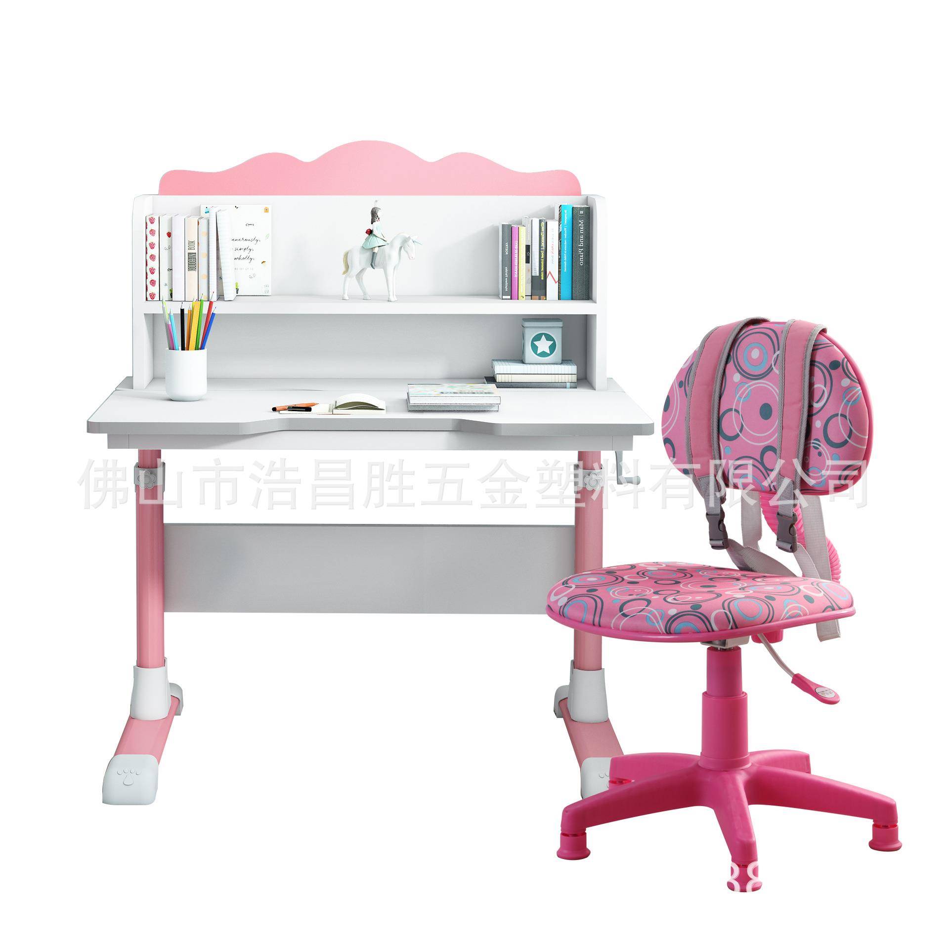 Liftable children's study table and chair combination multi-functional with writing table painting painter student desk