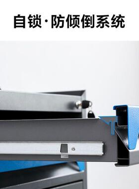 汽修工具车抽屉五金维修手推箱多功能移动重型工具柜子钳工车间用