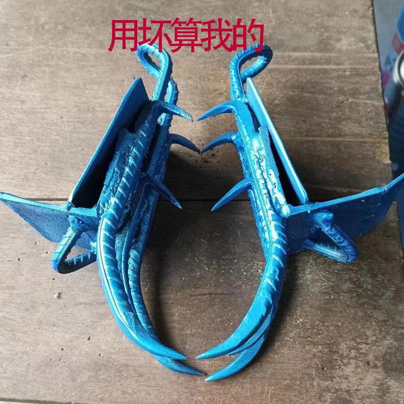 神器脚扎子猫爪新款爬树六爪猫爪上树螺纹钢专用工具淬火加宽防滑 - 图3