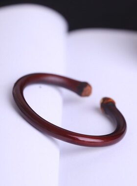 【藏木手镯节无鸡血藤手镯野生西藏民族玩 风】生日礼物男女山南