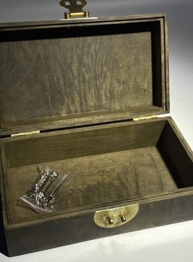 金丝楠木乌木首饰盒收纳盒龙胆纹原木独板规格23、13、8