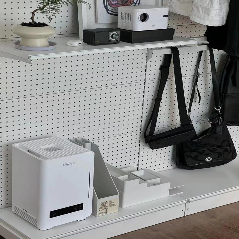 免打孔墙铁艺衣帽19卧室收纳简易金属洞洞板开放式衣柜置物衣帽架 - 图2