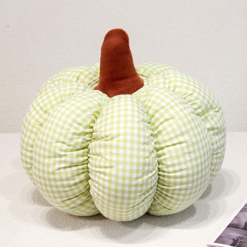 简约南瓜抱枕沙发客厅靠枕靠背女生睡觉枕头卧室装饰X摆件飘窗靠 - 图1