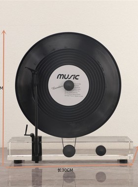 欧式创意b水晶相机留声机艺术摆件客厅电视柜玄关办公室家居装饰