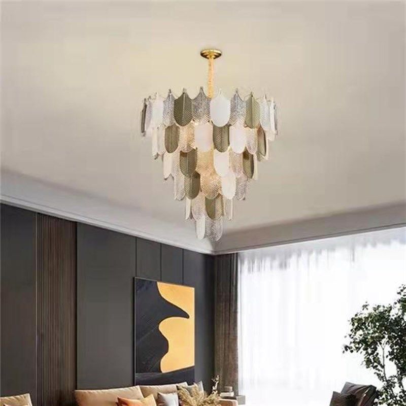 树叶餐厅吊灯北欧轻奢现代简约玻B璃吧台灯创意艺术网红长条餐桌,淘宝优惠券,粉丝福利购,淘宝优惠卷