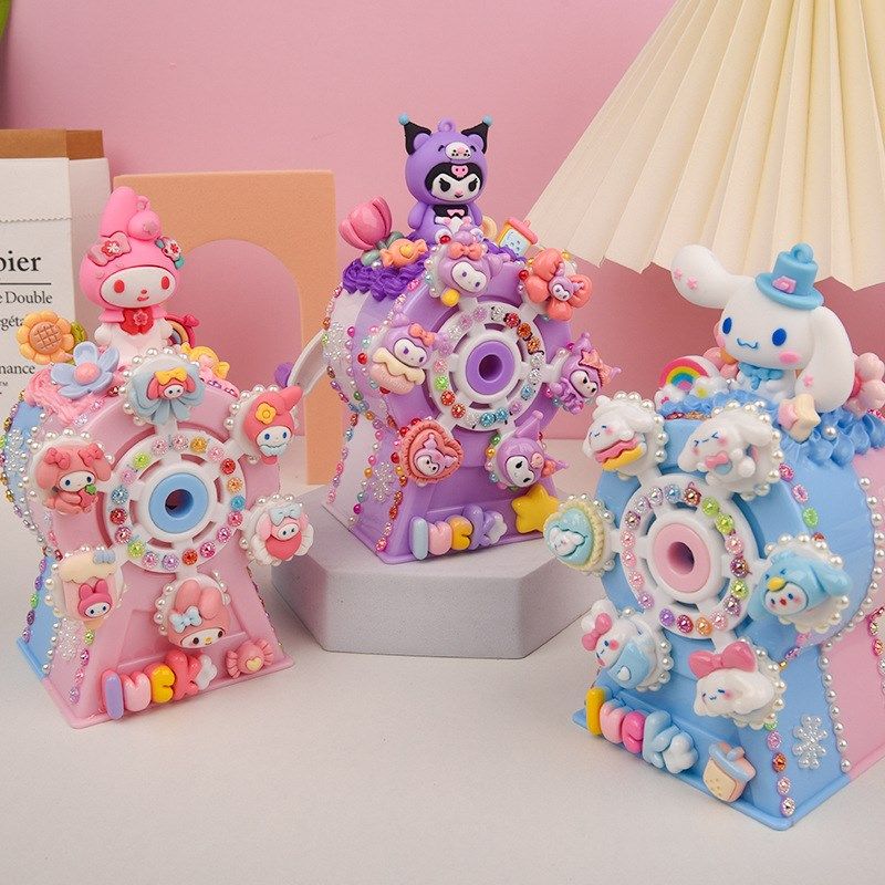 奶油胶卷笔刀DIY手工材料包儿童创意卡通可爱桌面摆件益智玩具,淘宝优惠券,粉丝福利购,淘宝优惠卷