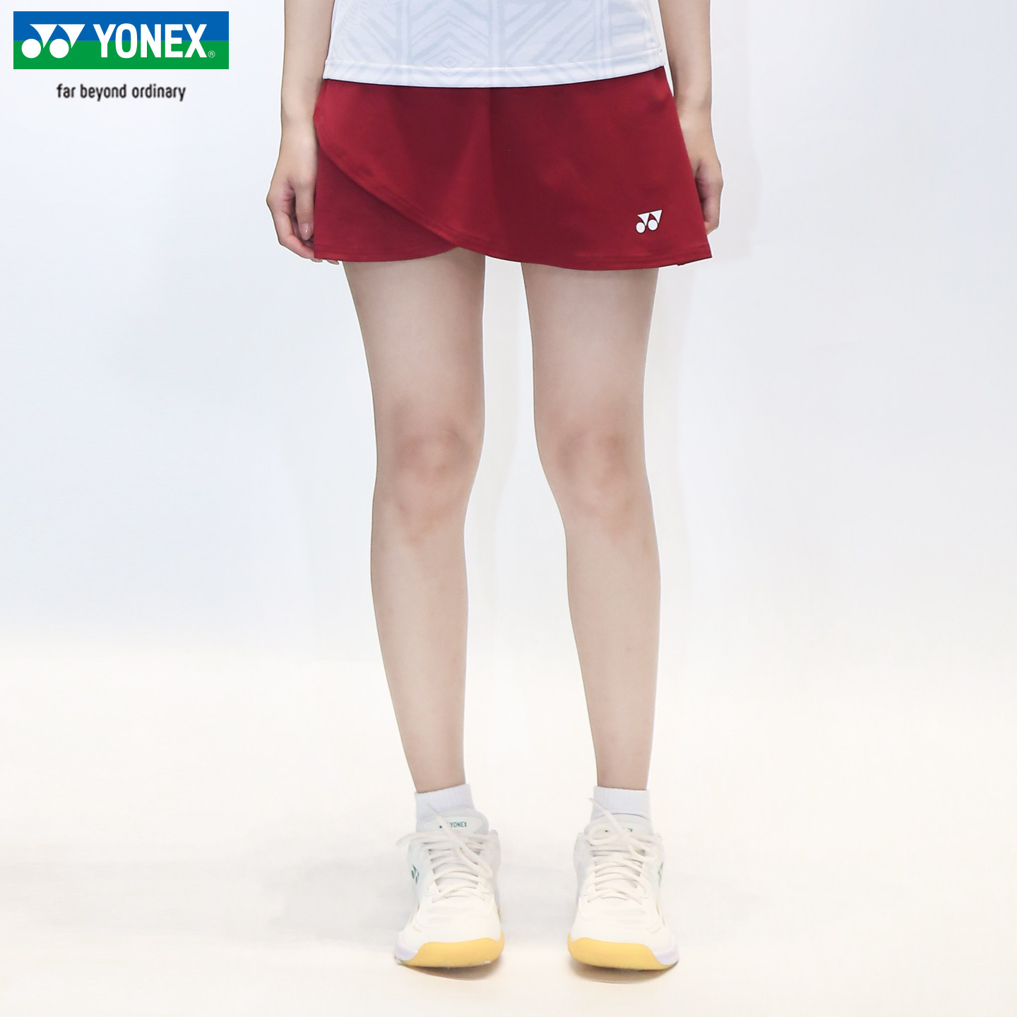 2026新款YONEX/尤尼克斯羽毛球服短裙速干运动yy裙子2200726BCR,淘宝优惠券,粉丝福利购,淘宝优惠卷