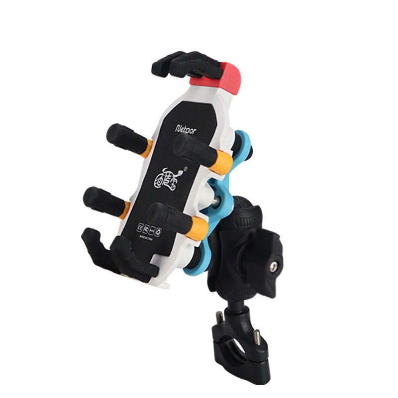2024新款电动车手机支架摩托车导航架减震防抖电瓶车外卖车载支架 - 图3