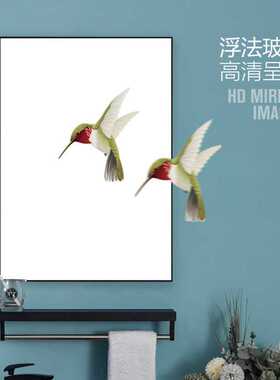 北欧浴室镜带置物架卫生间洗手间卫浴镜子挂墙免打孔壁挂方形镜子