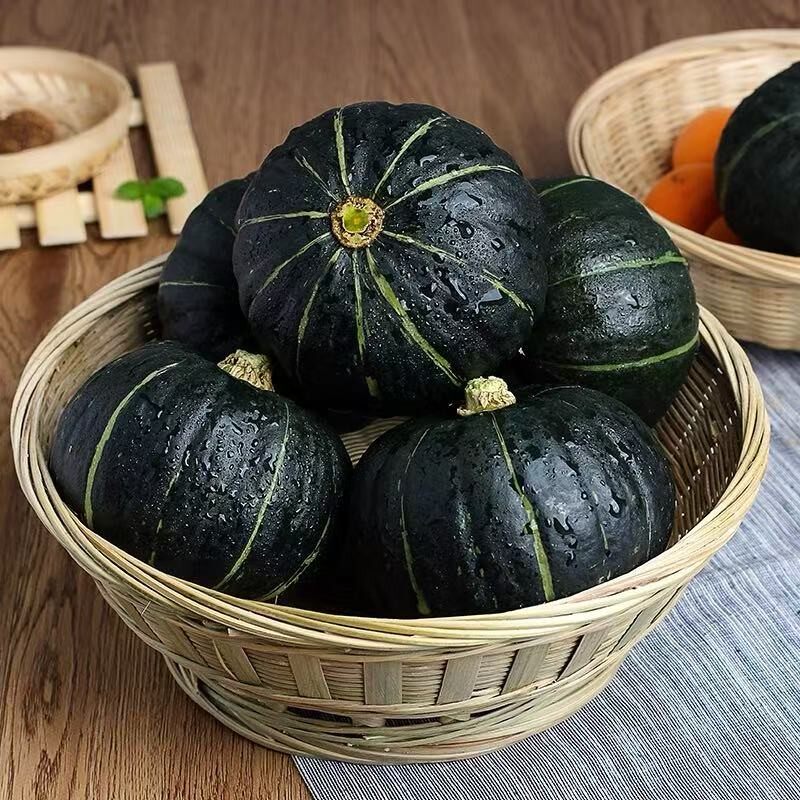 新鲜贝贝南瓜正宗板栗粉糯香甜小南瓜宝宝辅食蔬菜惠和老南瓜9斤