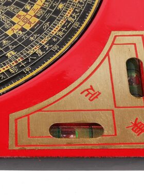 妙如意摆件台湾指南针仪  罗东定合综合盘三元经罗盘三家居摆件