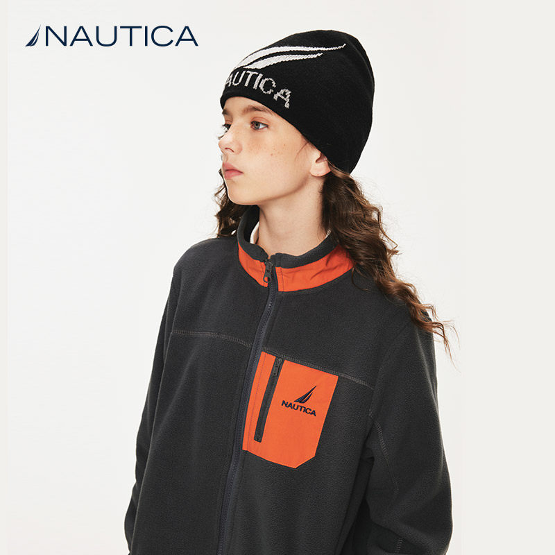 NAUTICA/诺帝卡童装男童女童户外时尚抓绒衣秋冬季儿童摇粒绒外套,淘宝优惠券,粉丝福利购,淘宝优惠卷