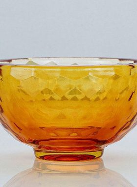 藏式七彩水晶透明玻璃水供杯供水碗用品杯 观音供水杯用品碗7个