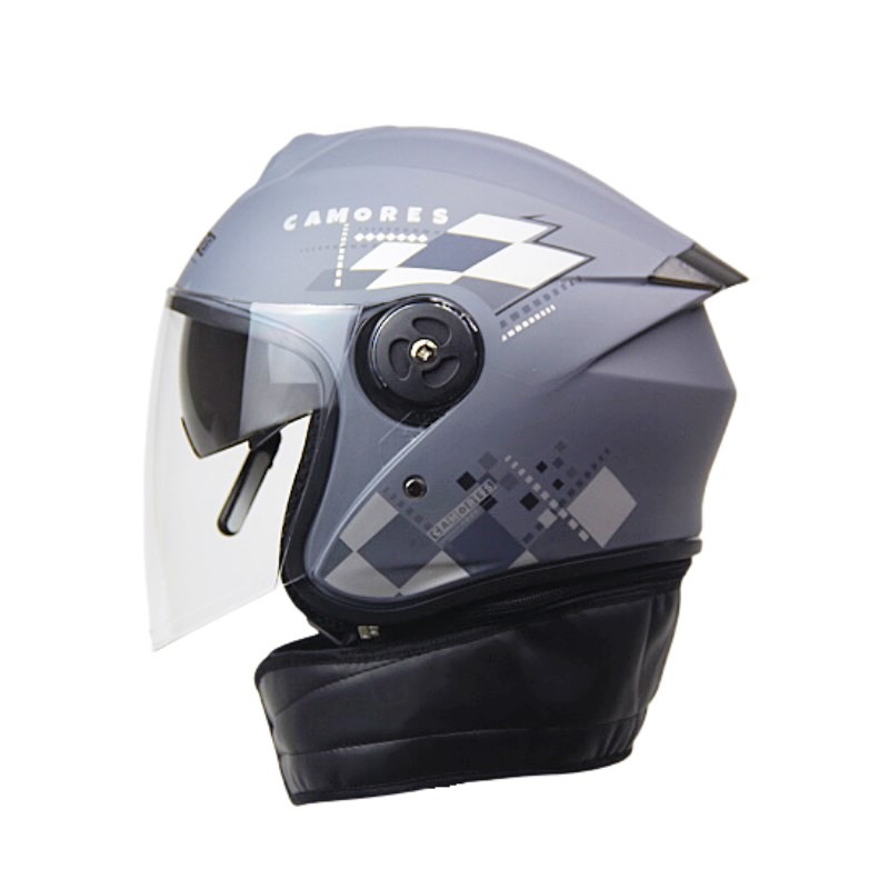 头盔带蓝牙耳机电动摩托车男女通用四季双镜保暖可拆洗骑行安全帽 - 图3