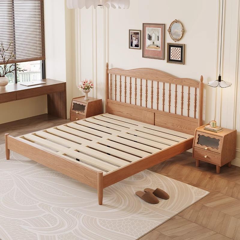 实木床白蜡木温莎床1.8米北欧双人床1.5米主卧室现代简约小户型床 - 图2