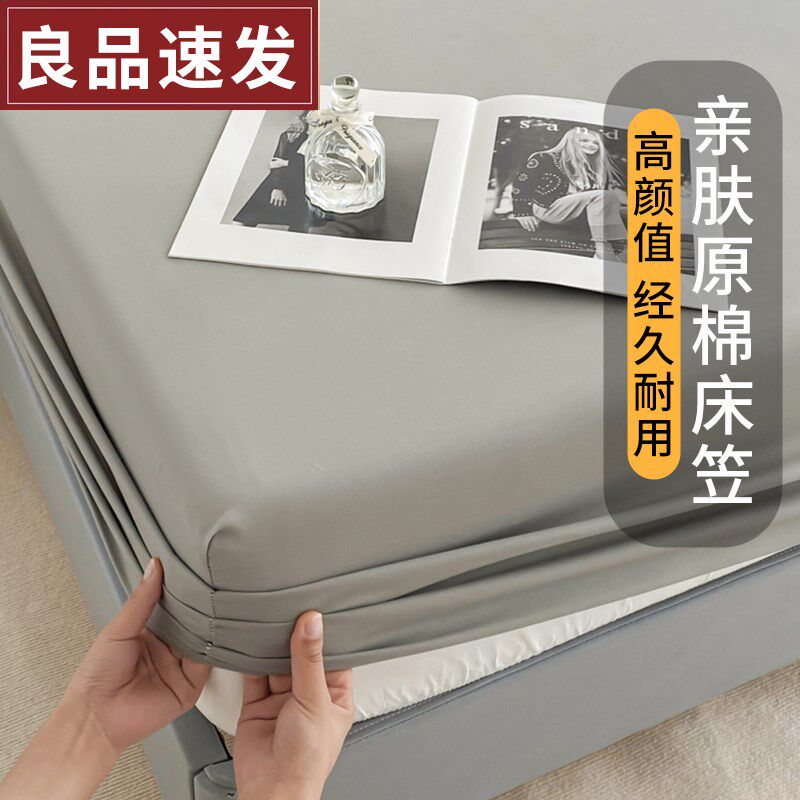 2024新款床笠单件全包床罩床垫防尘F套四季席梦思水洗棉防滑保护 - 图3