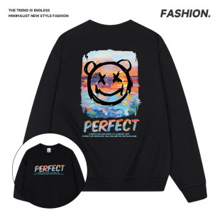 2025秋冬新款国潮运动卫衣 宽松百搭长袖休闲款