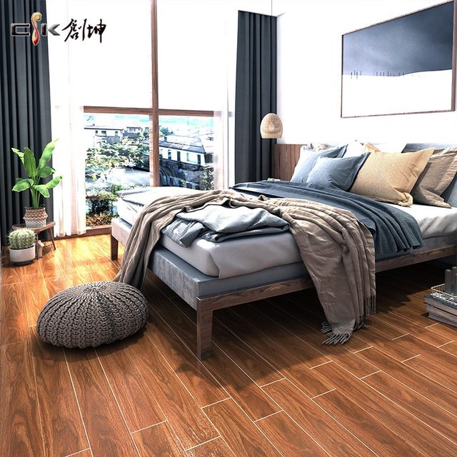 Imitation wood floor tiles wood grain tiles 150X800 bedroom kitchen living room balcony non-slip wear-resistant all-ceramic floor