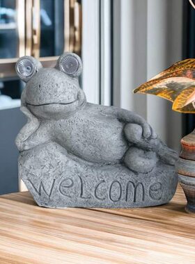 包邮 风做旧美式化镁卧姿乡村氧格销青蛙复古促