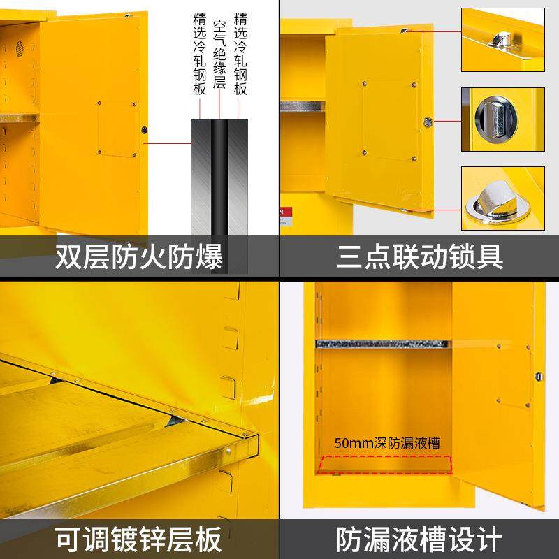 严选化学品安全柜工业酒精12加仑柜危化品储存柜双锁防火柜防爆柜,淘宝优惠券,粉丝福利购,淘宝优惠卷