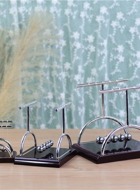 办公桌摆设牛顿摆球撞球 创意家居桌面装饰礼品S碰碰球工艺品摆件