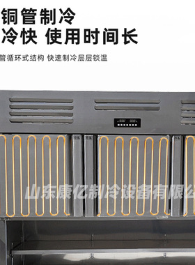 商用冰箱工作台冰柜展示柜冷冻冷藏保鲜一体机厨房立式冷柜操作台